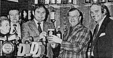 Willie Smith at Blochairn Bar 1978